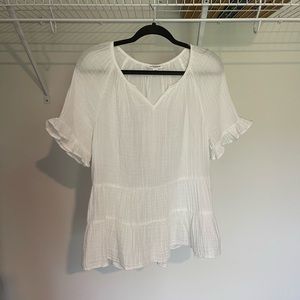 White Cotton Blouse